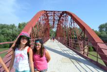 Caminando hacia el embarcadero