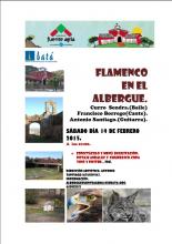 Flamenco en el Albergue Fuente Agria