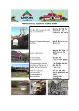 programacion febrero 2015 albergue fuente agria